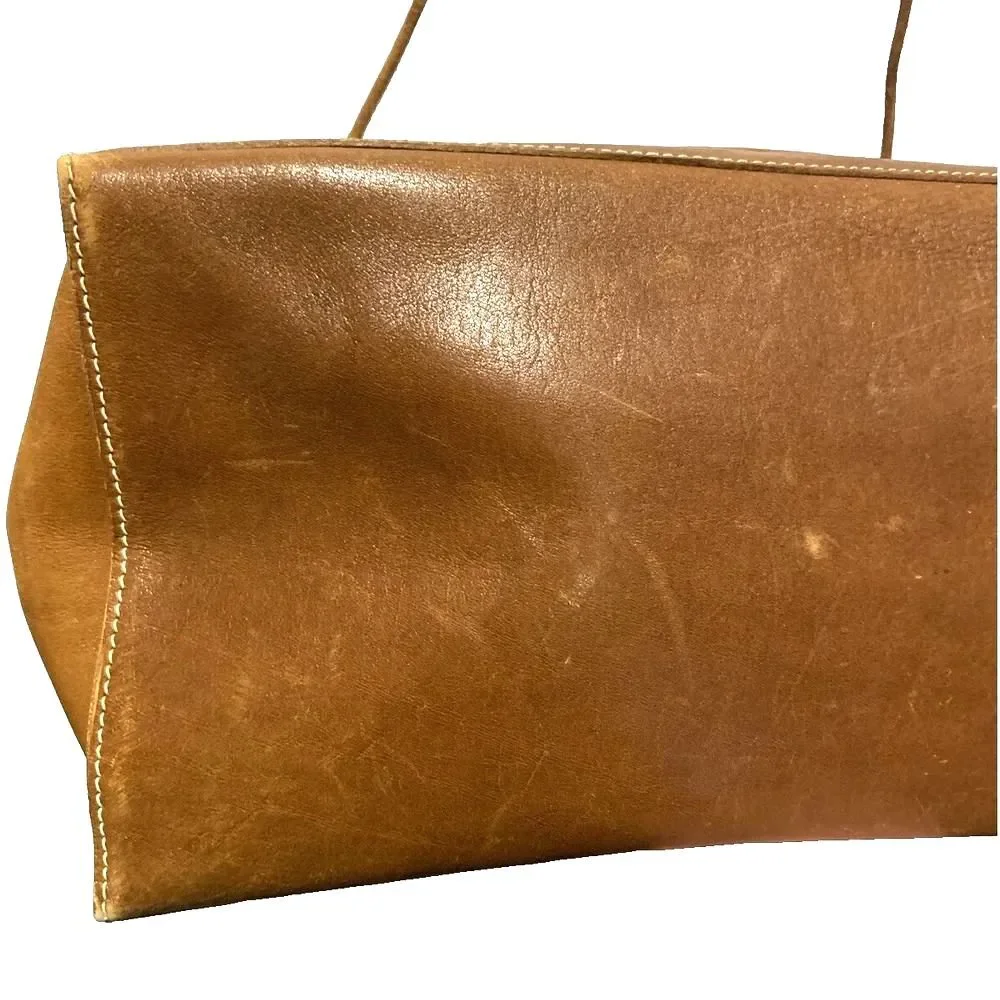 Artisan Leather Boho Satchel Bag‎ Large Argentina Slouch Structure